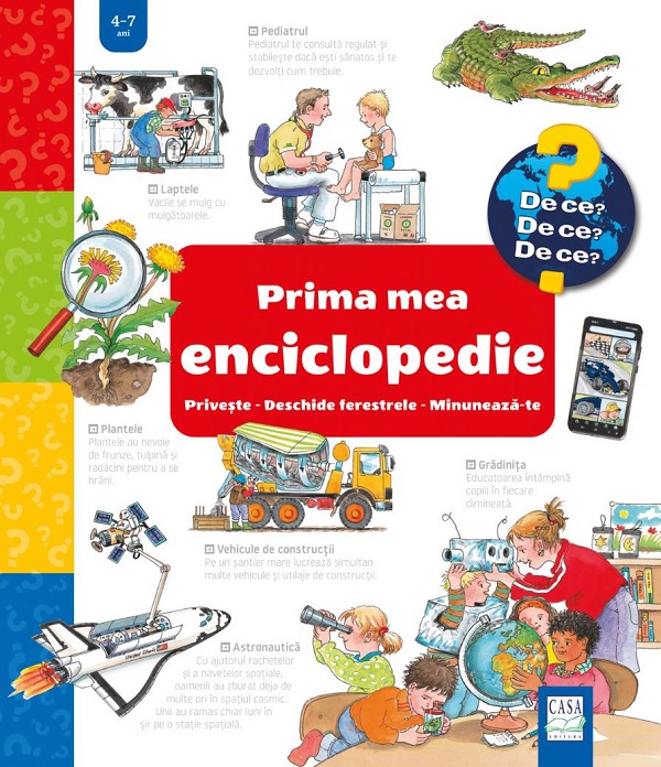 Prima mea enciclopedie: Priveste - Deschide ferestrele - Minuneaza-te