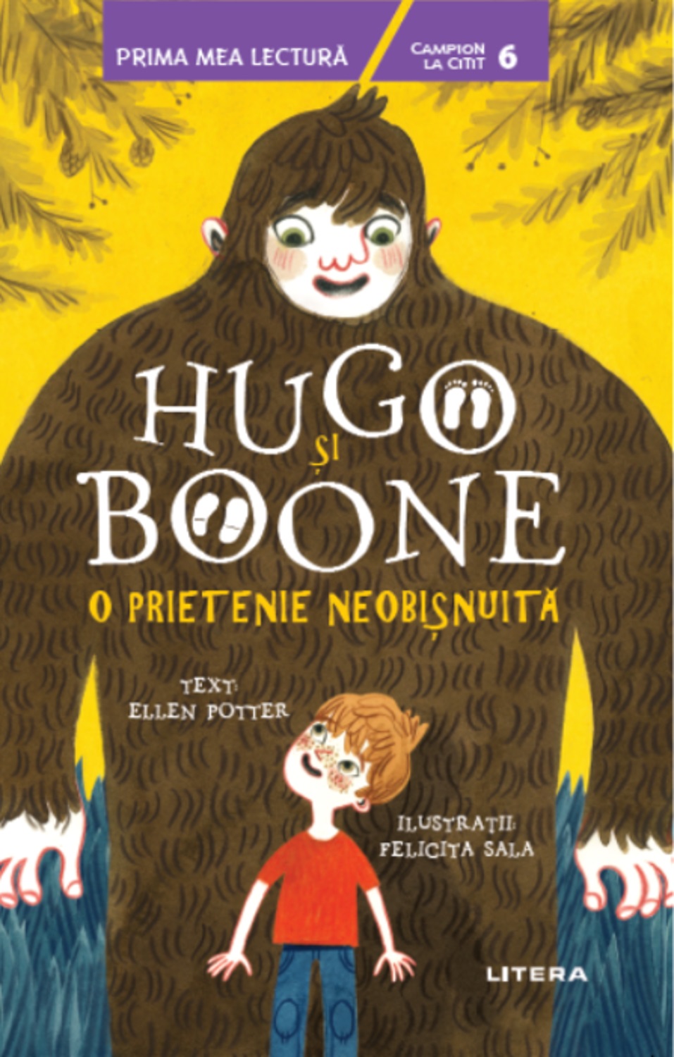 Prima mea lectura. HUGO SI BOONE. O prietenie neobisnuita.