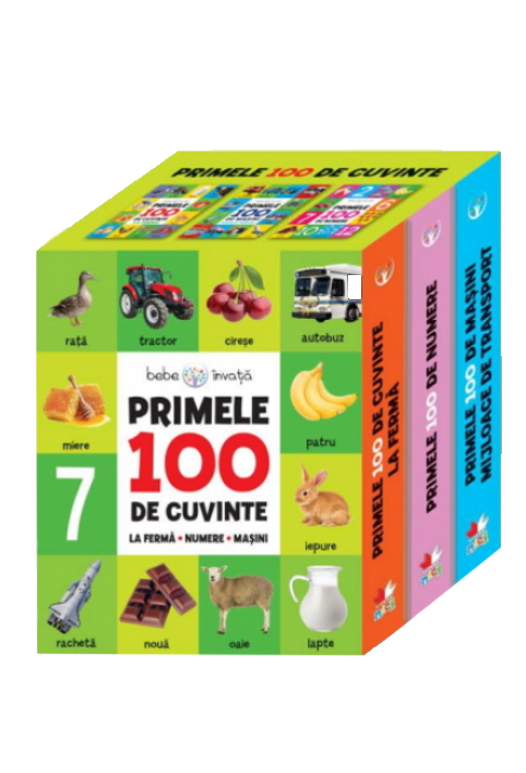 PRIMELE 100 DE CUVINTE. La ferma-Numere-Masini