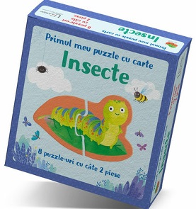 Primul meu puzzle cu carte. Insecte