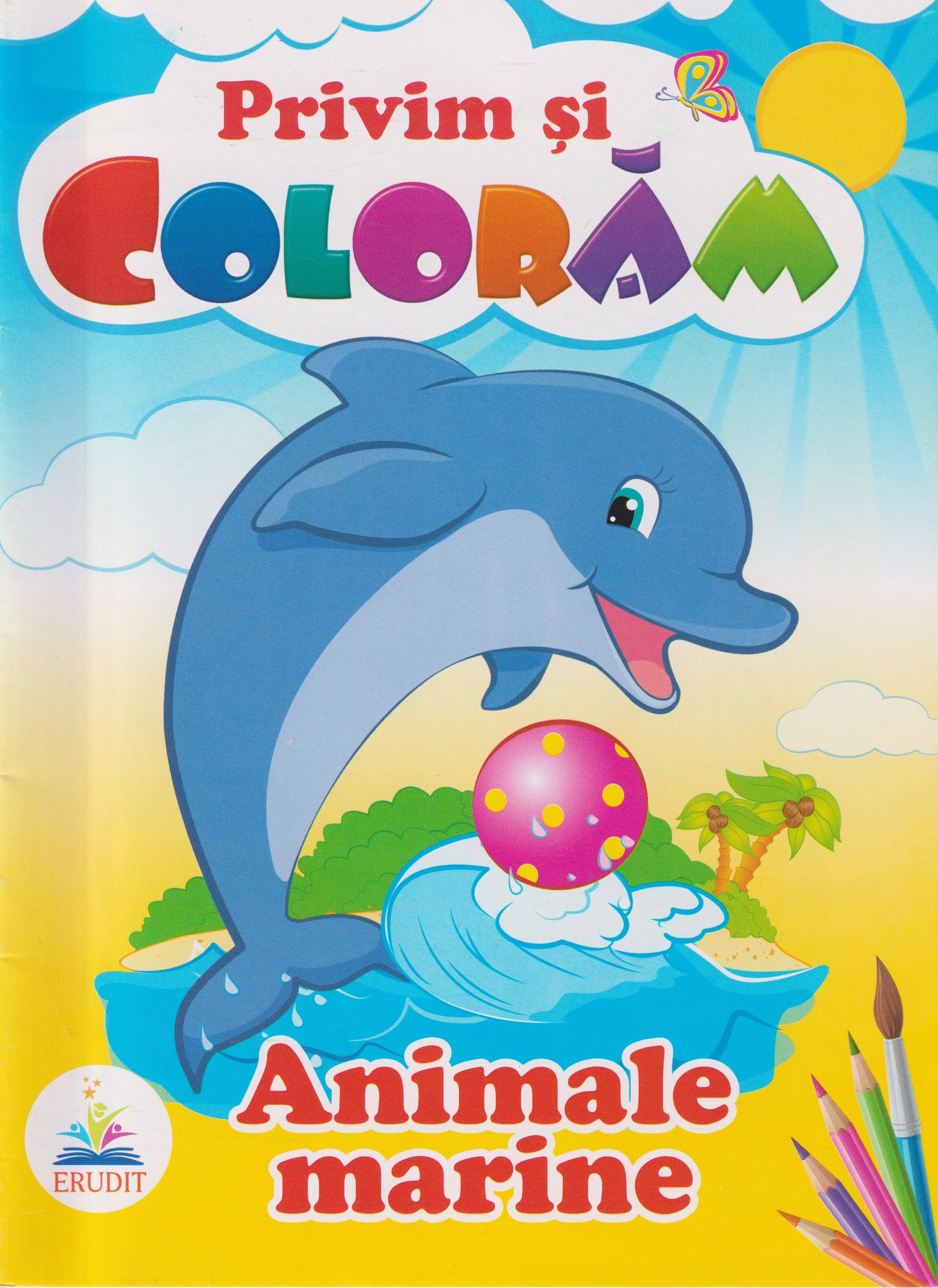 Privim si coloram ANIMALE MARINE