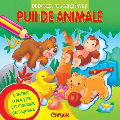 Puii de animale (Detasezi te joci si inveti)