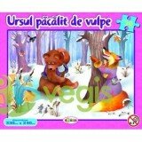 Puzzle- 60 PS Ursul pacalit de vulpe