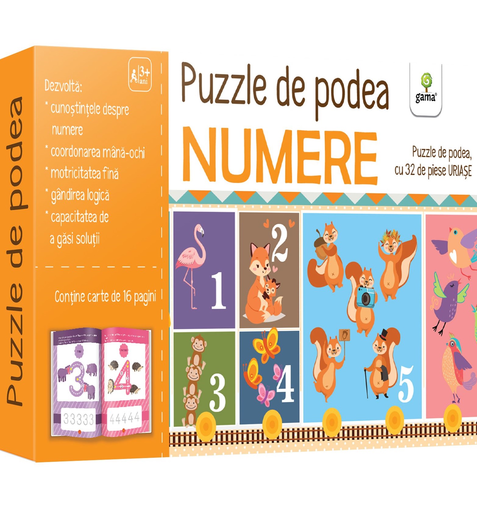 Puzzle de podea - Numere