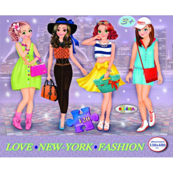 Puzzle. Love. New York. Fashion. 120