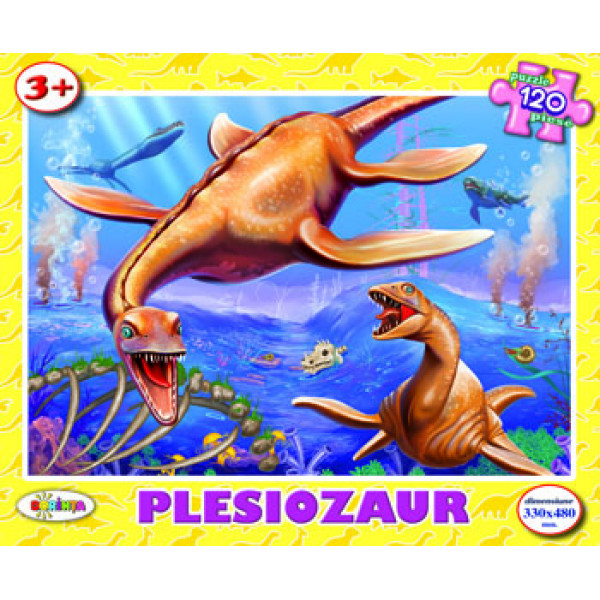 Puzzle. Plesiozaur. 120
