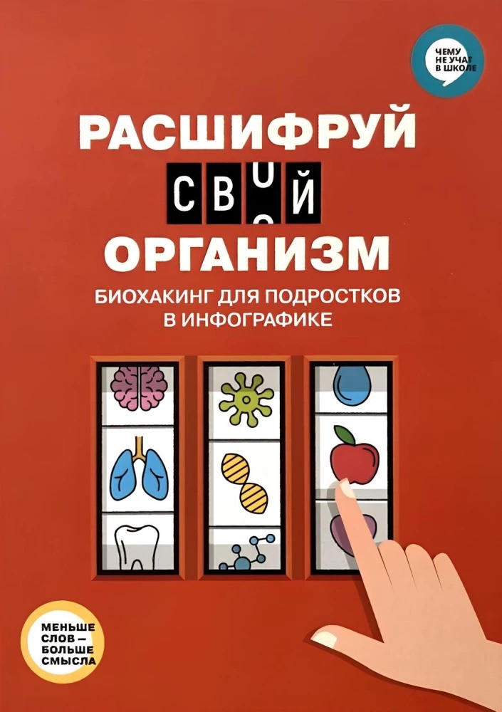 Расшифруй свой организм. Биохакинг для подростков в инфографике