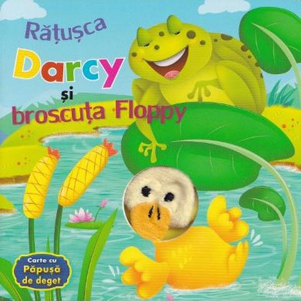 Ratusca Darcy si broscuta Floppy - cu papusa de deget