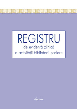 Registru de evidenta zilnica a bibliotecii.