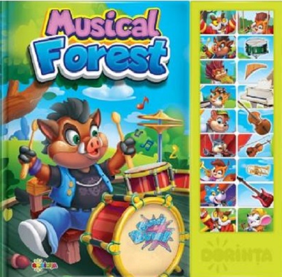 Carte cu sunete. Musical Forest Sound book /  (eng)