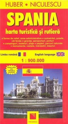 Spania. Harta turistica si rutiera