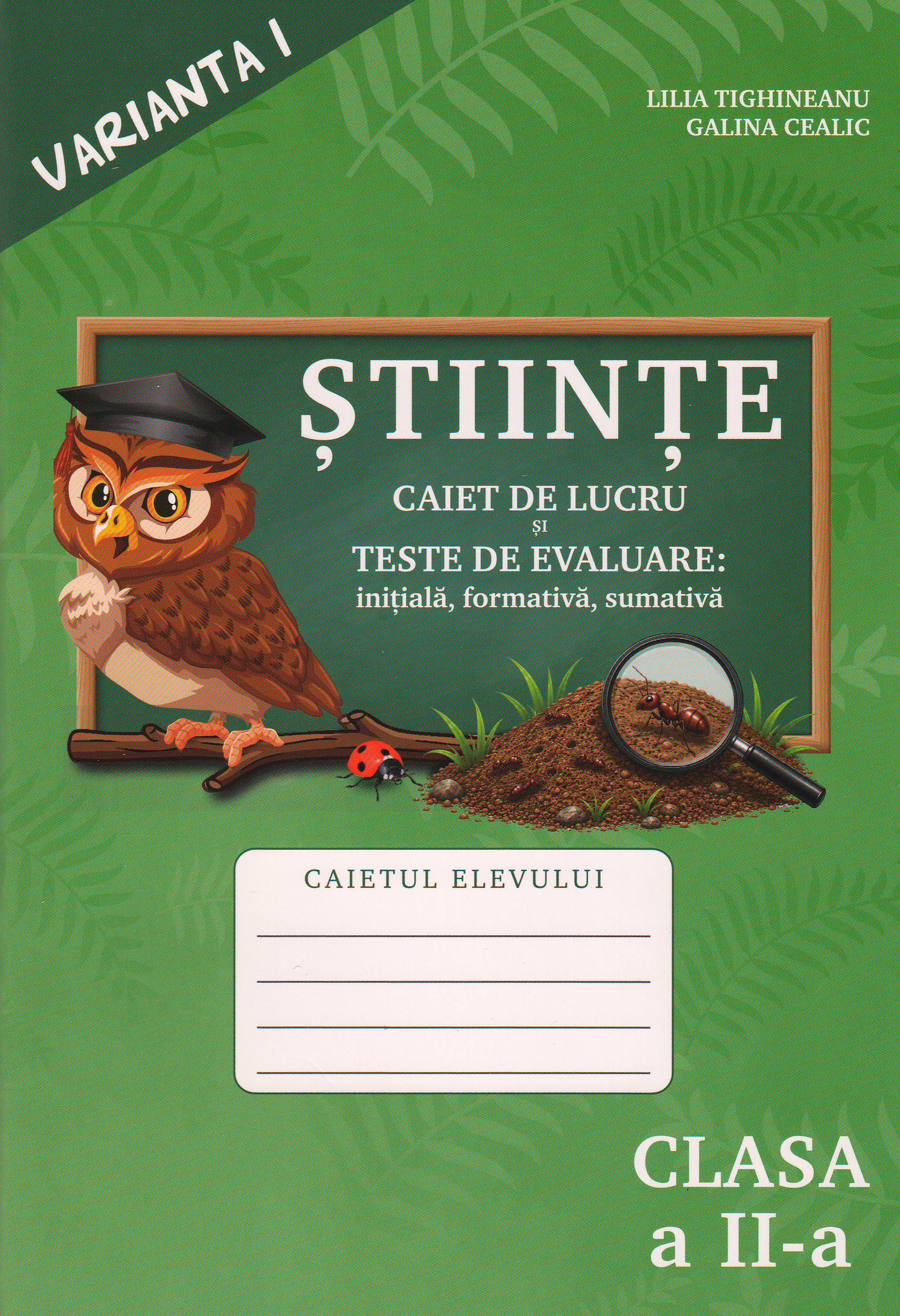 Stiinte. cl.2. Caiet. v.1