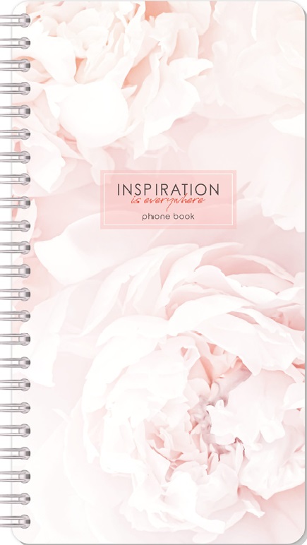 Телефонная книга А5 80л.Цветы. For inspiration