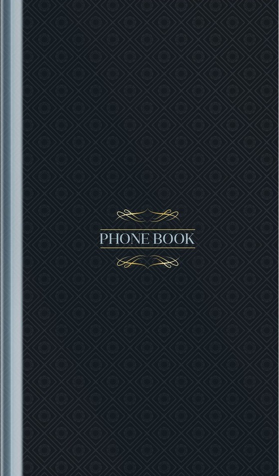 Телефонная книга.Моноколор. Dark