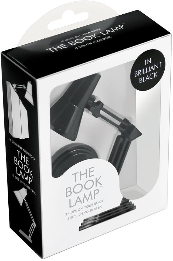 The Book Lamp: Brilliant Black