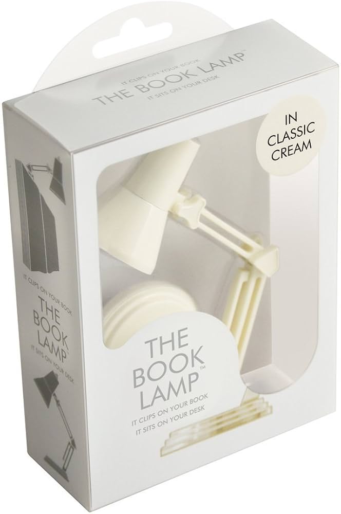 The Book Lamp: Classic Cream