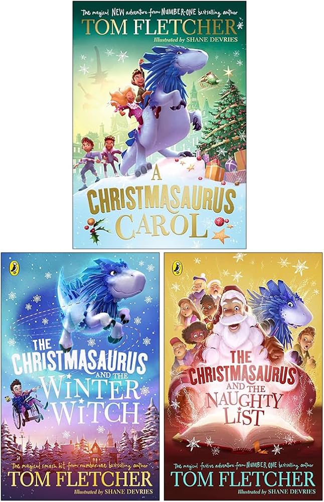 The Christmasaurus Collection 3 Books Set (The Christmasaurus The Naughty List The Winter Witch)