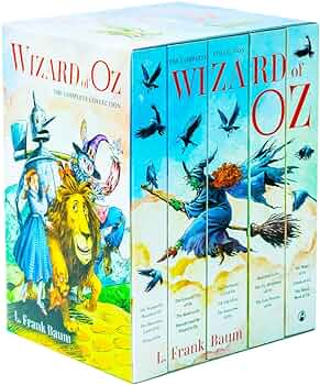 The Complete Collection Wizard of OZ Series 5 Books Collection Box Set By L. Frank Baum (3 in 1 Book)