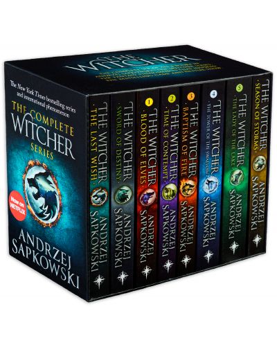 The Witcher Series By Andrzej Sapkowski 8 Books Collection Set (NEW COVER)