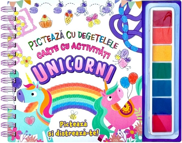 Unicorni - picteaza cu degetele