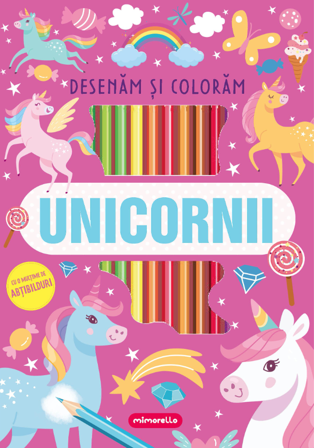 Unicornii-desenam si coloram