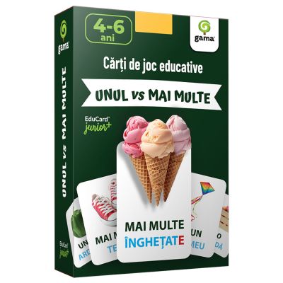 Unul vs Mai Multe. Carti de Joc Educative