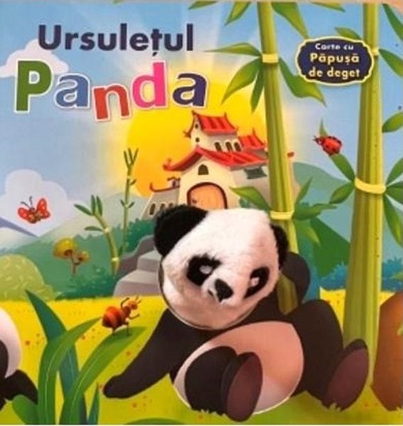 Ursuletul Panda - cu papusa de deget