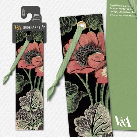 V&A Bookmarks: Floral Anemone