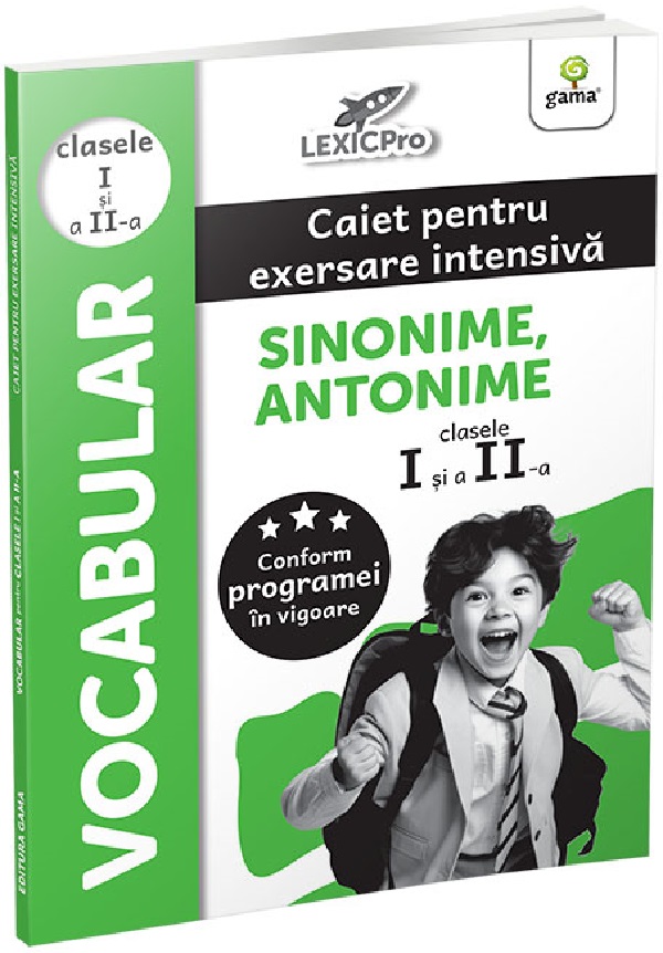 Vocabular. Caiet pentru exersare intensiva. Sinonime antonime (clasele I si a II-a)