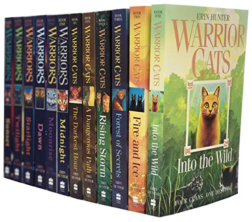 Warrior Cats Series 1 And 2 -The Prophecies Begin And The New Prophecy By Erin Hunter 12 Books SetErin Hunter -Editura Harper Collins